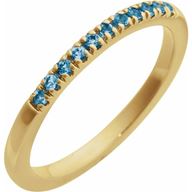 Picture of Blue Topaz Ring